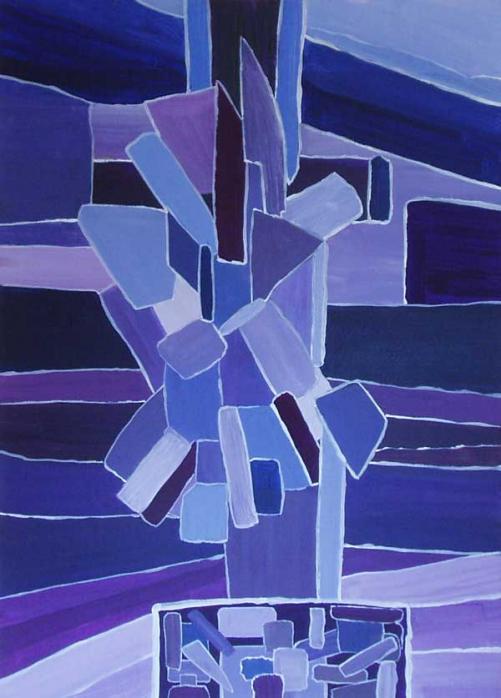 Totem bleu - Jaclinn Roos
