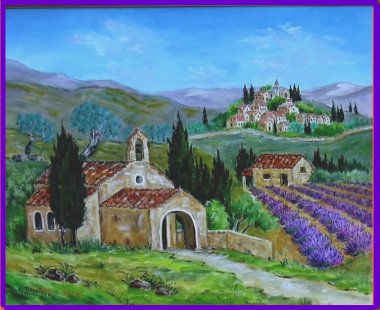 chapelle aux lavandes - Gisèle Darrieux-Boblin