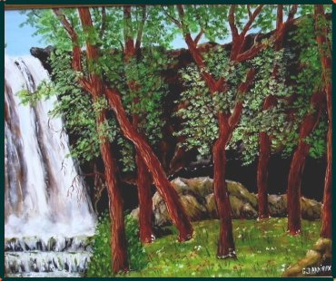 cascade des Pyrénées - Gisèle Darrieux-Boblin