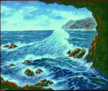 grotte marine - Gisèle Darrieux-Boblin