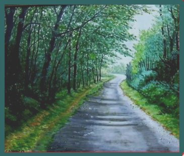 Périgord-route de Sarlat - Gisèle Darrieux-Boblin