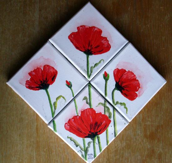 4 Coquelicots - Sylvestre Aznar