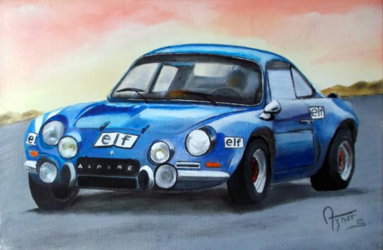 Alpine Renault A 110 - 1973 - Sylvestre Aznar - Cliquer pour afficher en grand
