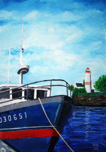 Bateau a quai - Sylvestre Aznar