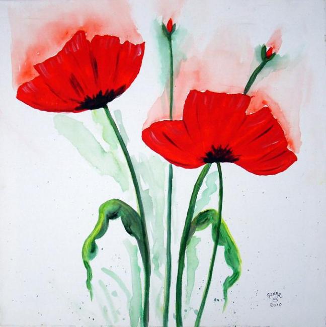 Coquelicots40 - Sylvestre Aznar - Cliquer pour afficher en grand