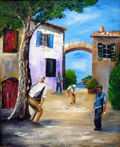 Partie de Pétanque - Sylvestre Aznar