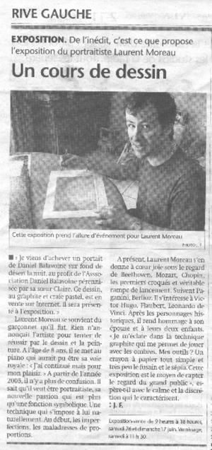 articles de presse - Laurent Moreau