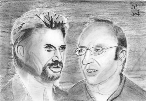 rencontre sur papier entre un inconditionnel et Jo - Laurent Moreau - Cliquer pour afficher en grand