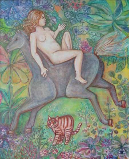 Fuite du cheval TEMPS - Colette Cotte