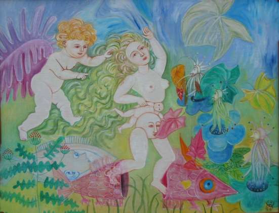 Eclosion de coelacanthe - Colette Cotte