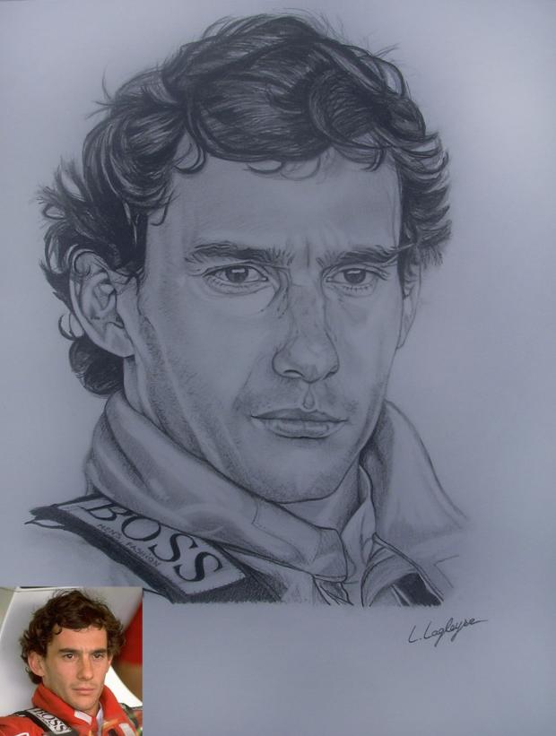 Ayrton Senna - Laetitia Lagleyse - Cliquer pour afficher en grand