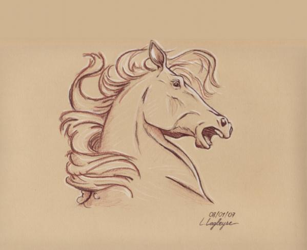 Cheval - Laetitia Lagleyse - Cliquer pour afficher en grand