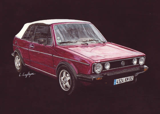 Golf cabriolet - Laetitia Lagleyse