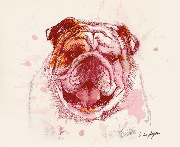 PinkDog - Laetitia Lagleyse - Click to enlarge