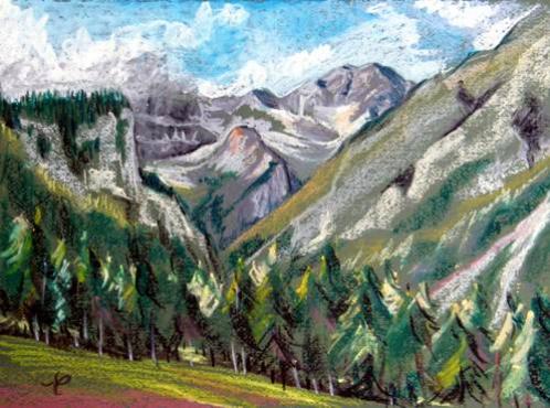 Towards Malga Cavalli - Cristina Marsi