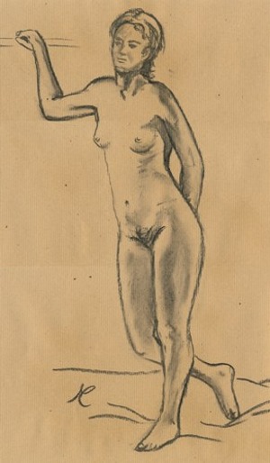 Standing nude - Cristina Marsi