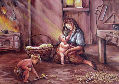 Madonna con Bambino e San Giovannino - Cristina Marsi