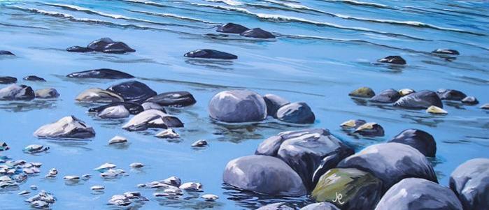 Stony shore - Cristina Marsi - Cliquer pour afficher en grand