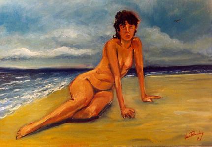 CAROLE A LA PLAGE - Louis Runemberg