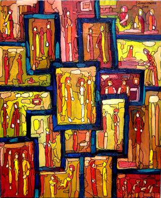 WINDOWS ART YELLOW 20F.02 - Louis Runemberg