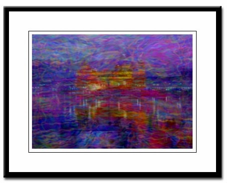 Golden Temple at Dusk - Jean Petree