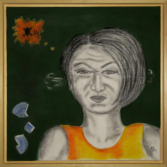 Colère - Brigitte Maillard Cary