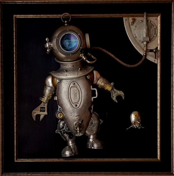 Vintage Deep Sea Diver - Arturas Tamašauskas - Cliquer pour afficher en grand