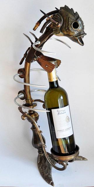 Wine bottle rack - Arturas Tamašauskas