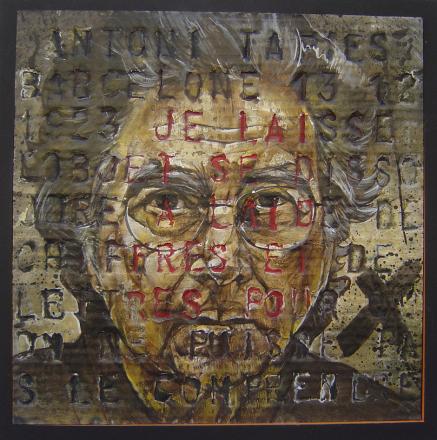 Antoni Tapiès, portrait - Christian Boillon
