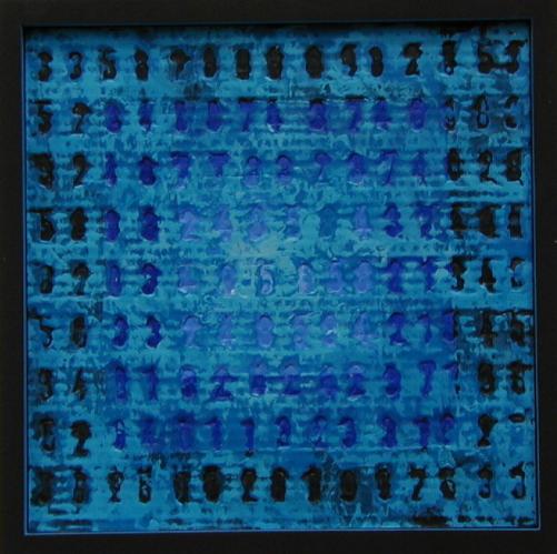 bleu sur noir - Christian Boillon