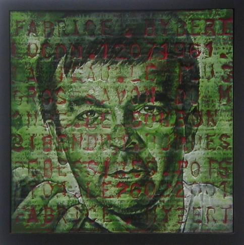Fabrice Hybert, portrait - Christian Boillon