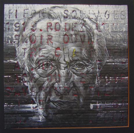 Portrait de Pierre Soulages - Christian Boillon