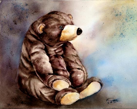 ours en peluche - Muguette Mauduit