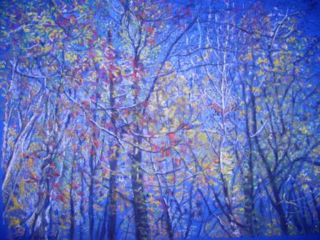 Forêt en automne - Françoise Lallemand
