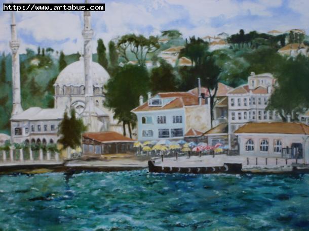 Le Bosphore à Ortakoy - Françoise Lallemand - Click to enlarge