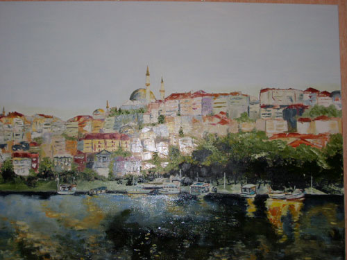 Crépuscule sur le Haliç - Françoise Lallemand
