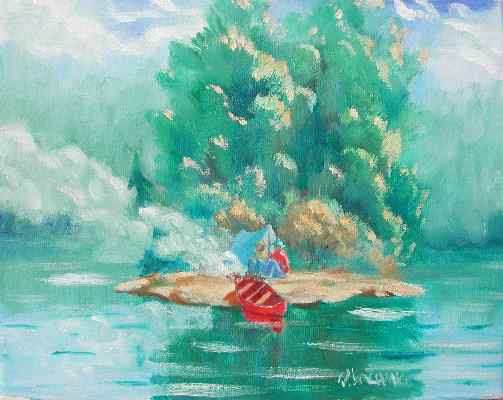 Canot aux Monts Valin - Pierre Lachance