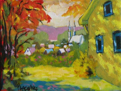 Face au moulin - Pierre Lachance