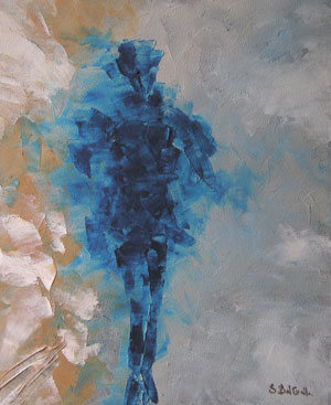 FEMME DANS LA BRUME - Sylvie Del Gallo