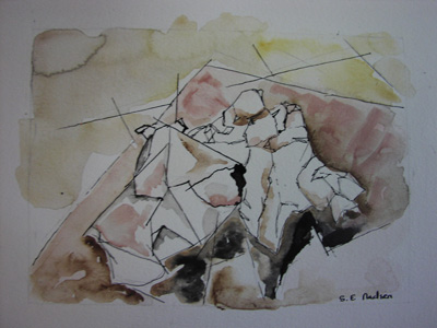 papier plié - Sara Ernael Madsen