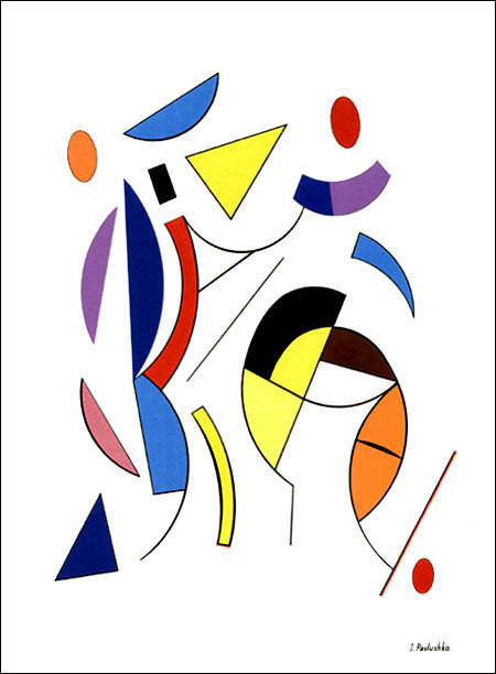Piero and Arlekin - Izabella Pavlushko