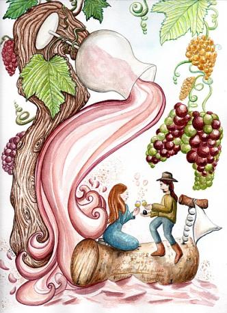 Avec le vin, c´est une histoire qui commence - Chloe Yzoard