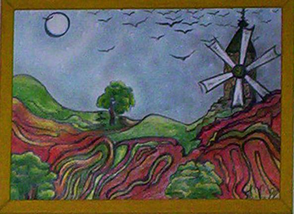 PAYSAGE  MANCHEGO - Julie Del Ama - Click to enlarge