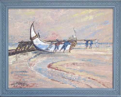 bateau portugais - Agnès Gosselet