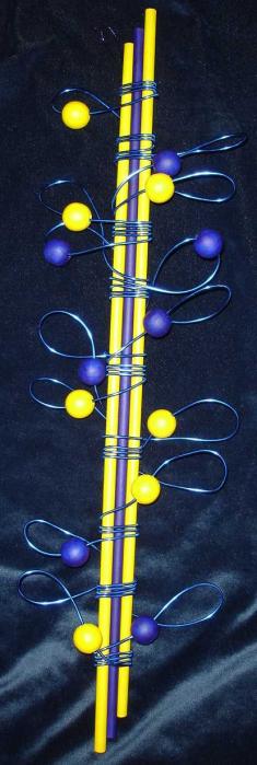 Blue and yellow decor - Vic