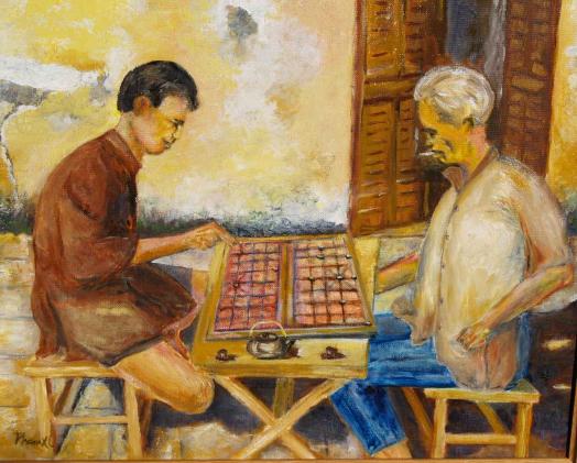 the chess game - xuan luu pham