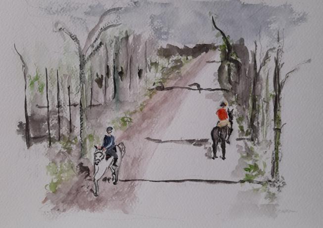 Promenade a cheval - xuan luu pham - Click to enlarge