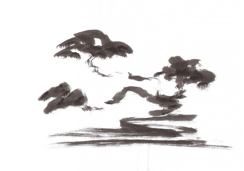 Japanese gardens no. 21 - Edita Elert - Click to enlarge