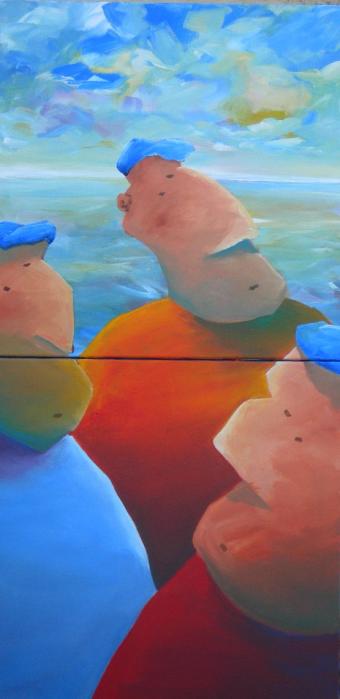 trois hommes, le ciel et la mer - Lambert Alexandre