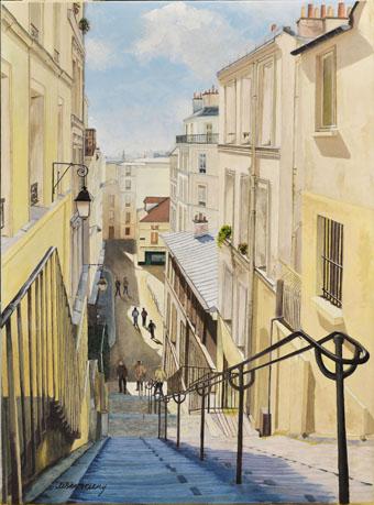 Montmartre, rue Drevet - Jean-Louis Barthelemy